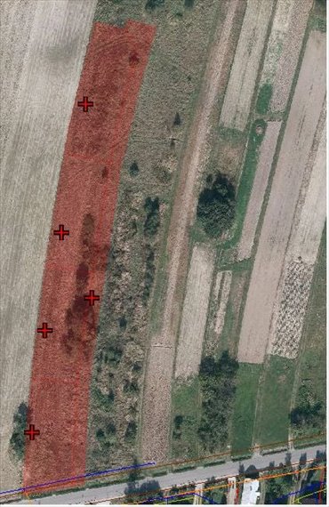 działka na sprzedaż 1300m2 działka Trzebuska