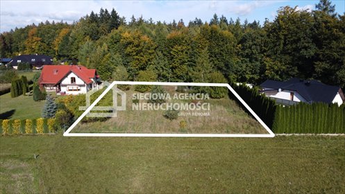 Działka 1880 m² przy lesie, warunki zabudowy - polecam! działka Kartuzy