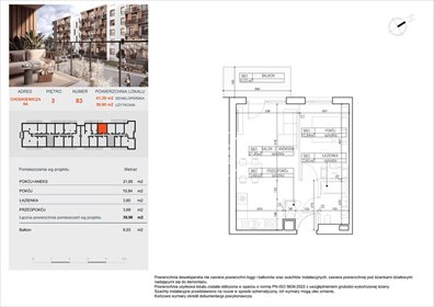 mieszkanie na sprzedaż 40m2 mieszkanie Bydgoszcz, Bielawy, Jana Karola Chodkiewicza