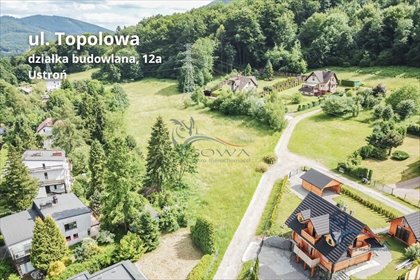 działka na sprzedaż 1218m2 działka Ustroń, Polana
