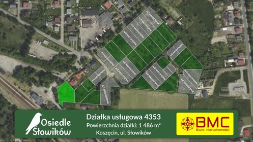 działka na sprzedaż 1486m2 działka Koszęcin, Dworcowa