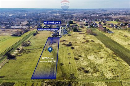 Działka budowlana na sprzedaż Częstochowa, Korkowa 6 766m2 Foto 3