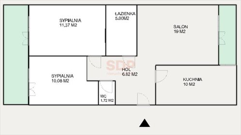 mieszkanie na sprzedaż 59m2 mieszkanie Wrocław, Krzyki, Huby