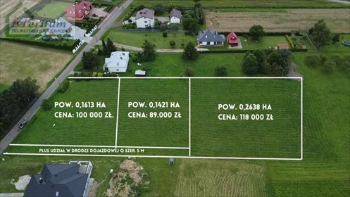 działka na sprzedaż 1421m2 działka Żarnowiec