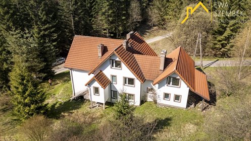 Dom z widokiem na las, 213 m², potencjał inwestycyjny - polecam! dom Mszana Dolna