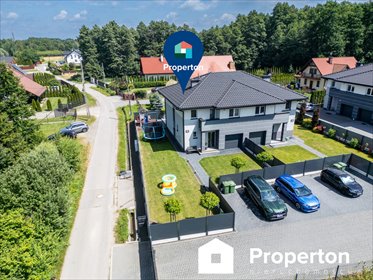 Komfortowy dom bliźniak z ogrodem, 141 m², Skawina dom Zelczyna