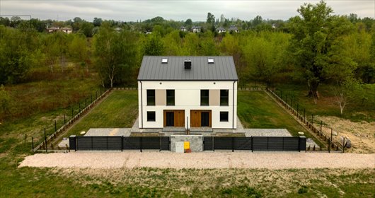 Dom bliźniak deweloperski 126,56 m² z ogrodem i tarasem dom Łomianki Dolne, Brzegowa