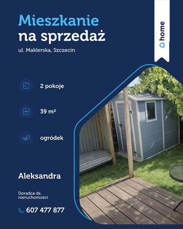 mieszkanie na sprzedaż 40m2 mieszkanie Szczecin, Śródmieście-Centrum, Maklerska