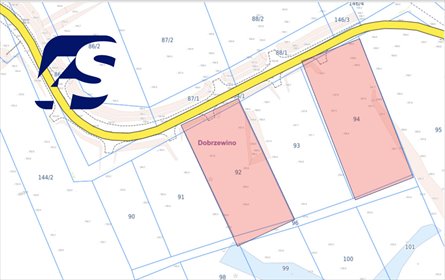 działka na sprzedaż 1600m2 działka Dobrzewino, Chłopska