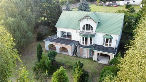 Dom w blisko jeziora w nietuzinkowym stylu dom Złotniczki, Błękitna