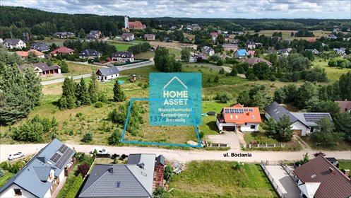 Działka budowlana 1374 m² z mediami, MPZP - polecam działka Koleczkowo, Bociania