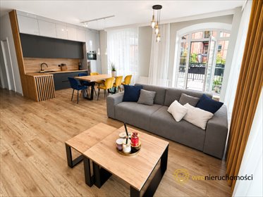 Na wynajem przestronne 65 m² apartament z tarasem w prestiżowej inwestycji mieszkanie Wrocław, Różanka, Młynarska