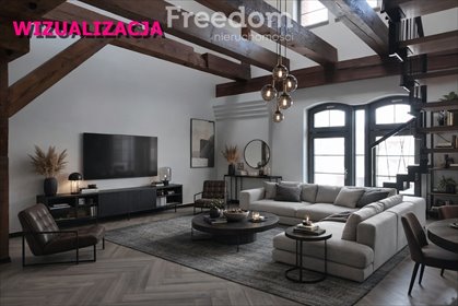 Dwupoziomowy loft z industrialnym klimatem i pełną swobodą aranżacji mieszkanie Iława, Kardynała Stefana Wyszyńskiego