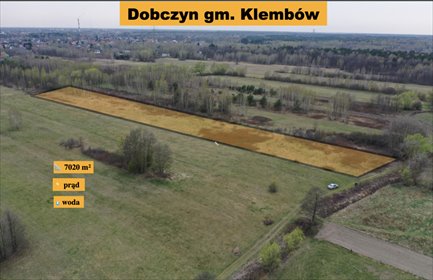 Działka 7020 m² pod dom lub inwestycję w Dobczynie działka Dobczyn