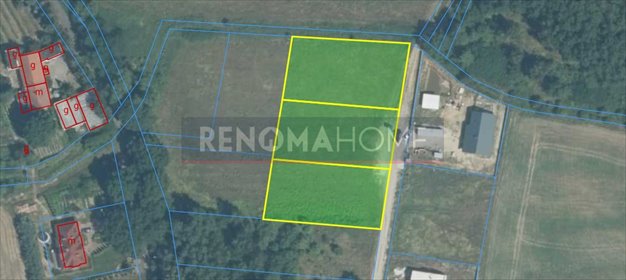 działka na sprzedaż 1300m2 działka Grzymalin