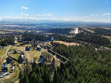 działka na sprzedaż 3926m2 działka Nowy Targ, os. Szuflów