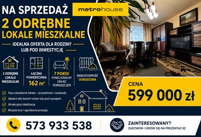 Dwupoziomowe bezczynszowe mieszkanie z garażem i ogrzewaniem gazowym mieszkanie Krosno