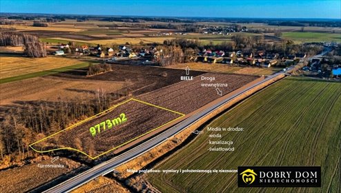 Do sprzedania teren inwestycyjny 9773 m² w Bielach działka Biele