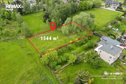 Działka budowlana z widokiem, 1544 m², spokojne Kozy działka Kozy, Graniczna