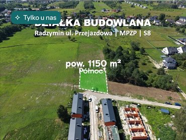 Polecam działkę 1150 m² pod dom lub inwestycję w Radzyminie działka Radzymin, Przejazdowa