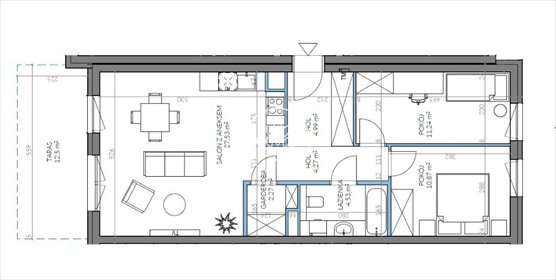 mieszkanie na sprzedaż 66m2 mieszkanie Bydgoszcz, Kapuściska, Sandomierska