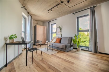 Nowoczesne 23 m² w Krakowie (taras, pełne wyposażenie) mieszkanie Kraków, Rydlówka
