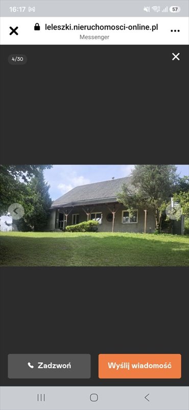 Dom 160 m² z niezależnymi częściami (garaż, blaszany) dom Leleszki, Leleszki
