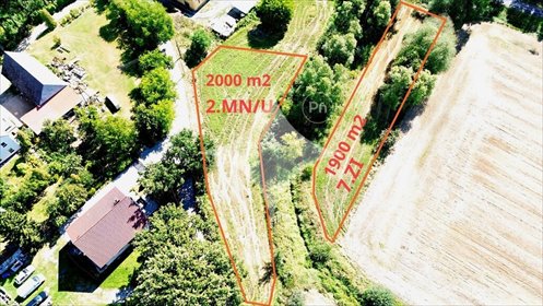 działka na sprzedaż 2000m2 działka Mierzwin