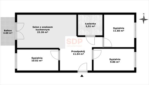 mieszkanie na sprzedaż 71m2 mieszkanie Zabrodzie, Zabrodzka