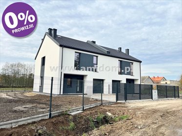 Dom bliźniak 129,9 m2 z garażem i dużą działką dom Pasek