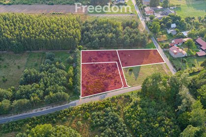 działka na sprzedaż 1260m2 działka Grzegorzewice, Daleka