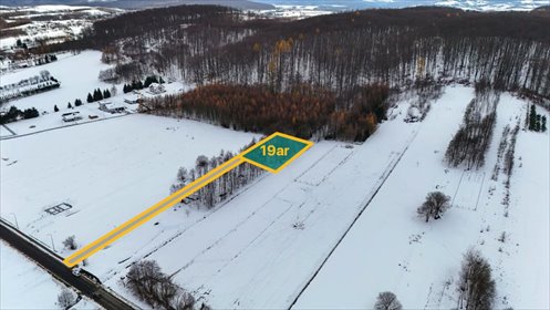 działka na sprzedaż 1900m2 działka Besko