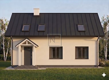 Nowoczesny dom z garażem, energooszczędny, 152 m2 dom Białe Błota, Zielonka