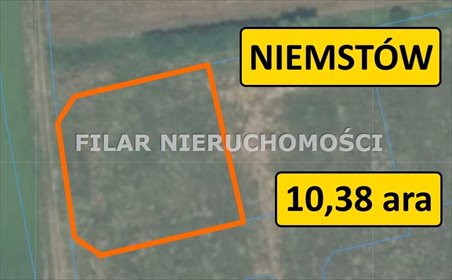 działka na sprzedaż 1038m2 działka Niemstów