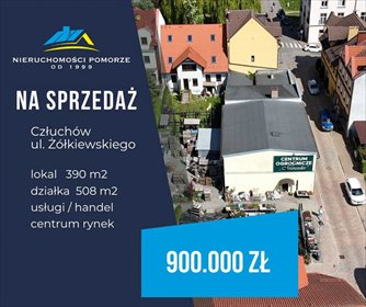 lokal użytkowy na sprzedaż 390m2 lokal użytkowy Człuchów, Żółkiewskiego