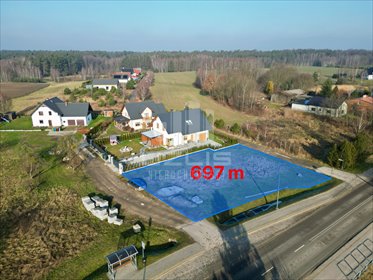 działka na sprzedaż 697m2 działka Borzechowo, Widokowa