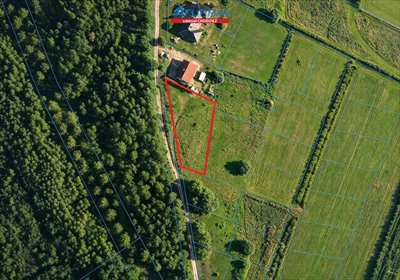 Sprzedam działkę 1654 m² z widokiem na rzekę i las działka Krępsko