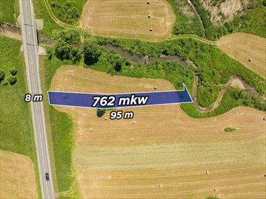 Działka budowlana 762 m² przy DK49 z potencjałem reklamy działka Jurgów
