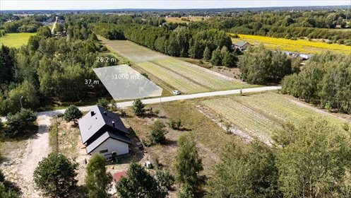 Na sprzedaż działka budowlana 1100 m² w Janowie z WZ i mediami działka Janów