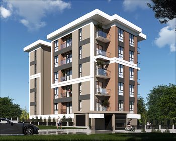 Nowoczesne 1-pokojowe apartamenty z wysokim sufitem w Nilüfer mieszkanie Kayapa, Kayapa, Nilüfer, Bursa