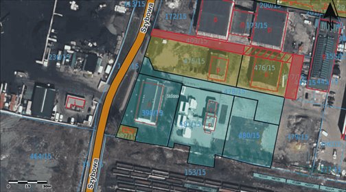 Sprzedam działkę przemysłową 289 m² w Zabrzu działka Zabrze, Biskupice, Szybowa