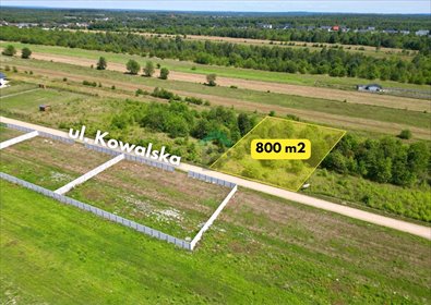 działka na sprzedaż Kalej 800 m2