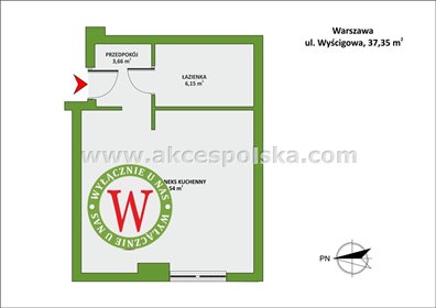 Przestronne 1 pokój z garażem w nowym kompleksie polecam mieszkanie Warszawa, Mokotów, Wyścigowa