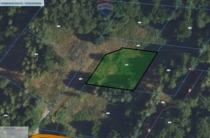 działka na sprzedaż 1019m2 działka Książenice, al. Olszowa