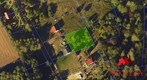 Działka rekreacyjna 593 m² z możliwością budowy domku działka Gawin