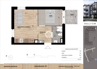 mieszkanie na sprzedaż 33m2 mieszkanie Bydgoszcz, Czyżkówko, Siedlecka