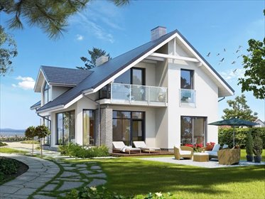 Nowoczesne domy wolnostojące 177 m² z antresolą, ogród, garaż dom Grójec, Piaseczyńska