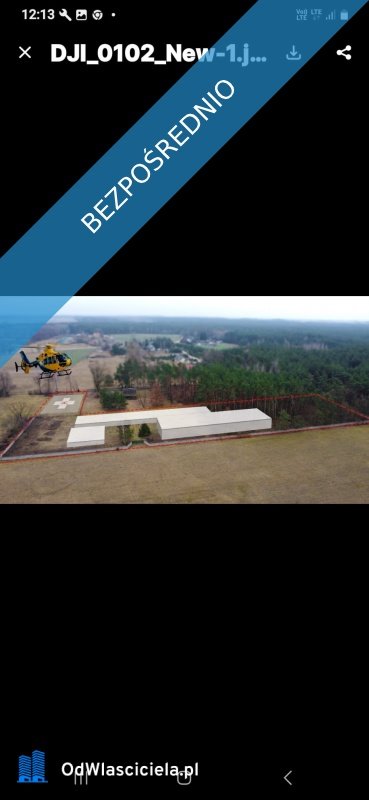 działka na sprzedaż 8613m2 działka Węgrów, Bagno 19b