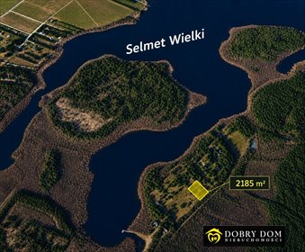 Na sprzedaż działka 2185 m² z dostępem do jeziora Mazury działka Giże