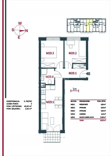mieszkanie na sprzedaż 46m2 mieszkanie Kraków, Nowa Huta, Edwarda Szymańskiego